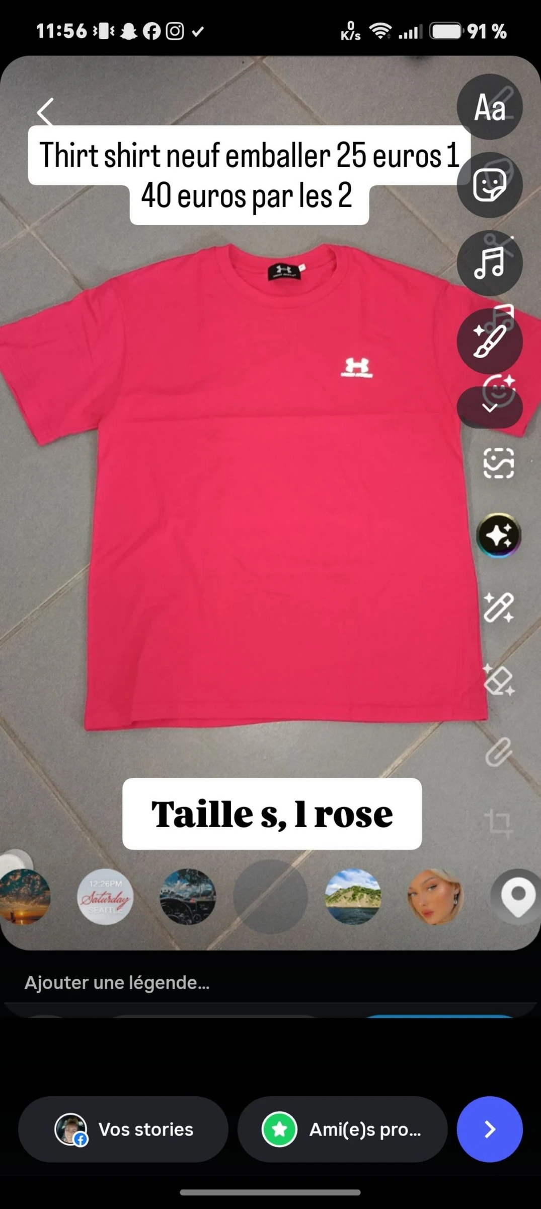 Tee shirt under armour 